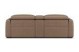Carmen Leather Dual Recliner Sofa with Console