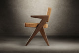 Pierre Jeanneret Leather Dining Chair