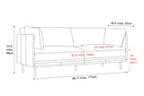 Chloe Leather Sofa