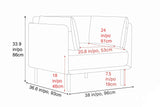 Chloe Leather Accent Chair