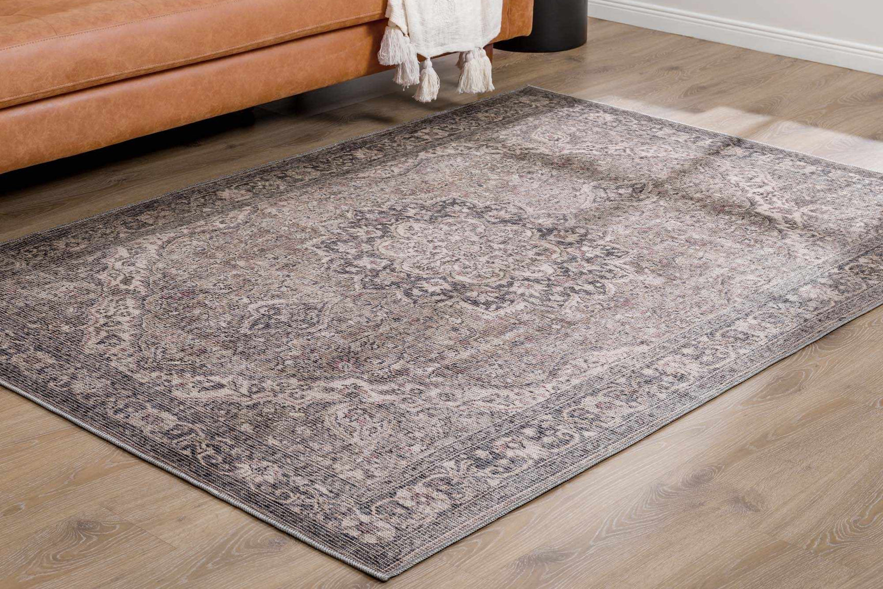 Greenpoint Dusty Blue Washable Rug