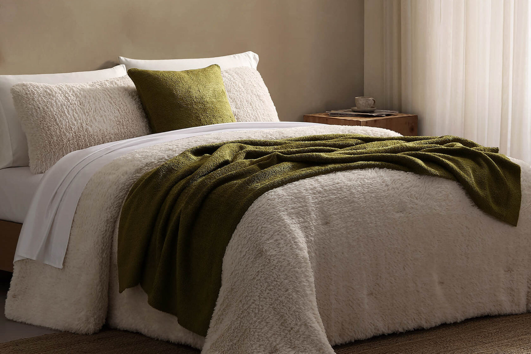 Cloud Silque Pure Throw Pillow