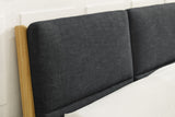 Santa Cruz Fabric Upholstered Bamboo Bed Frame
