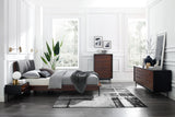 Park Avenue Fabric Upholstered  Bamboo Bed Frame