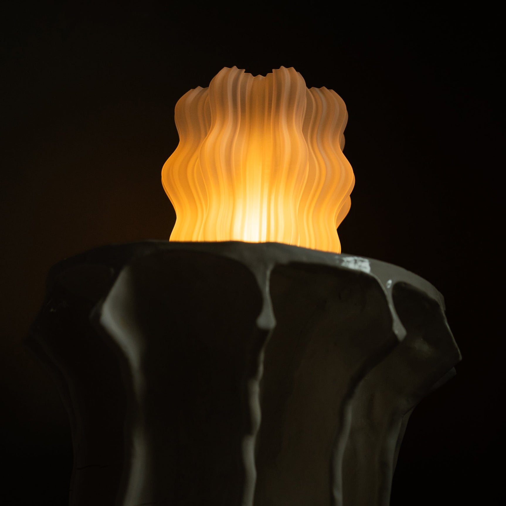 Cordless Mini Wavy Lamp