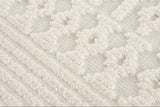 Drago White Washable Area Rug