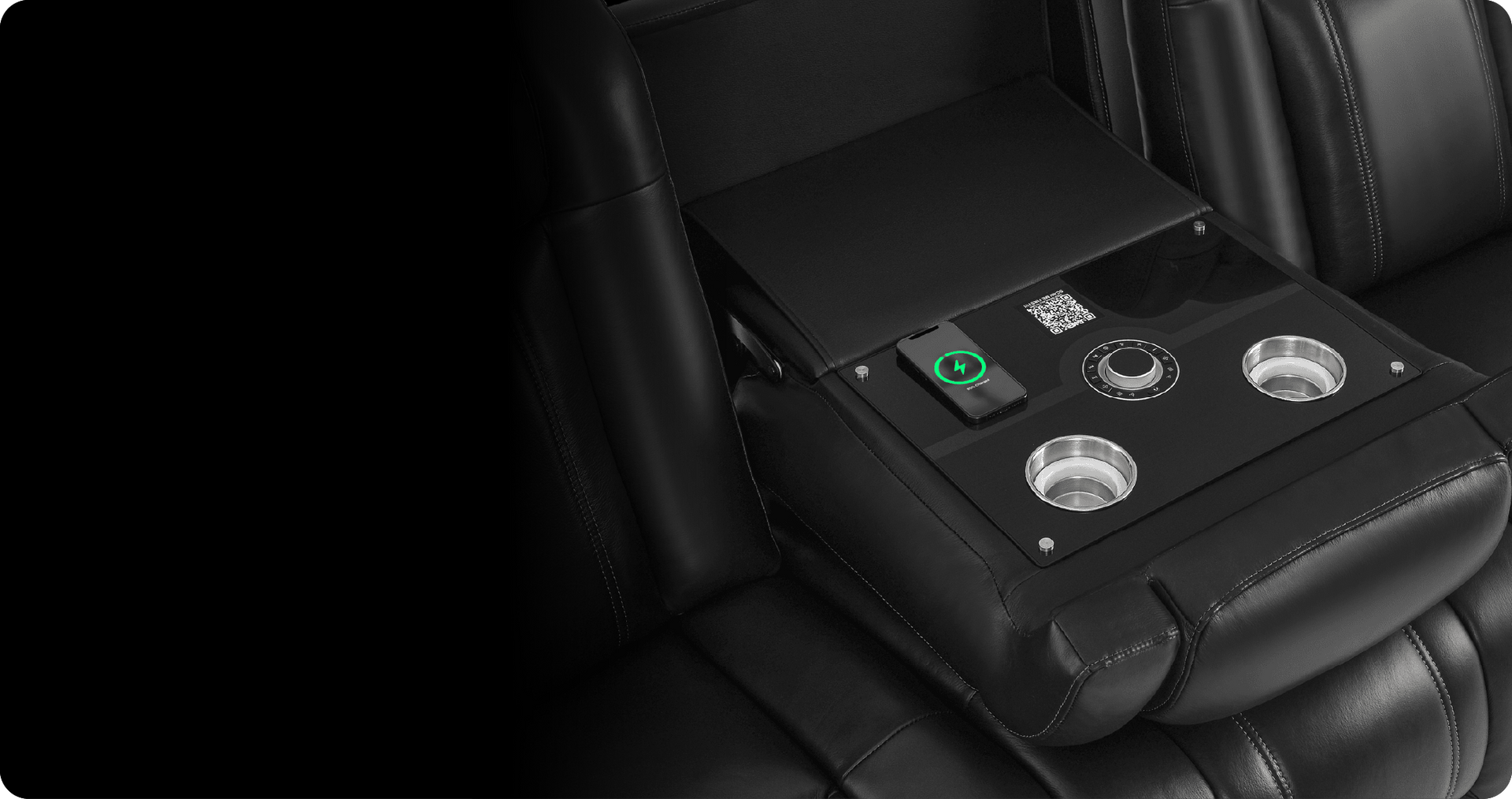 HIGH-TECH DROP-DOWN CONSOLE