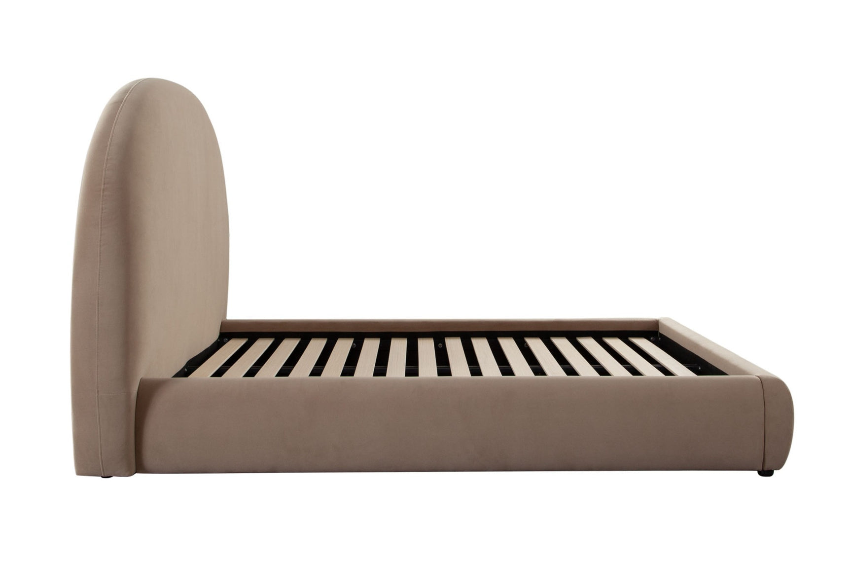 Jayden Velvet Fabric Upholstered Bed Frame