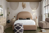Jayden Velvet Fabric Upholstered Bed Frame