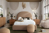 Jayden Velvet Fabric Upholstered Bed Frame