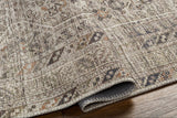 Barny Beige Flat Pile Washable Rug