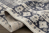 Cabacungan Cream & Gray Washable Area Rug - Clearance