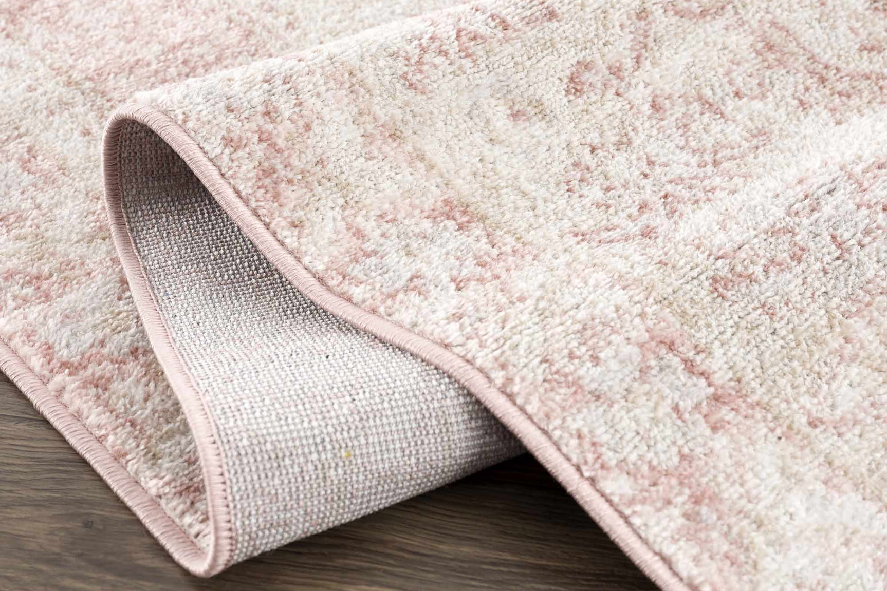Snead Pink Floral Rug