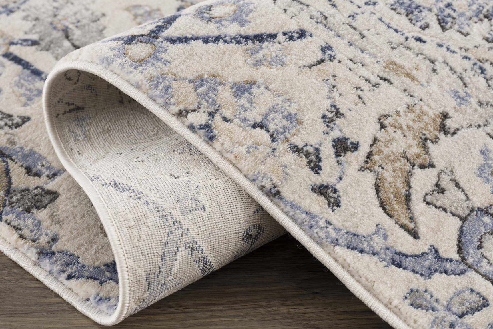 Georgiana Blue & Beige Oushak Rug