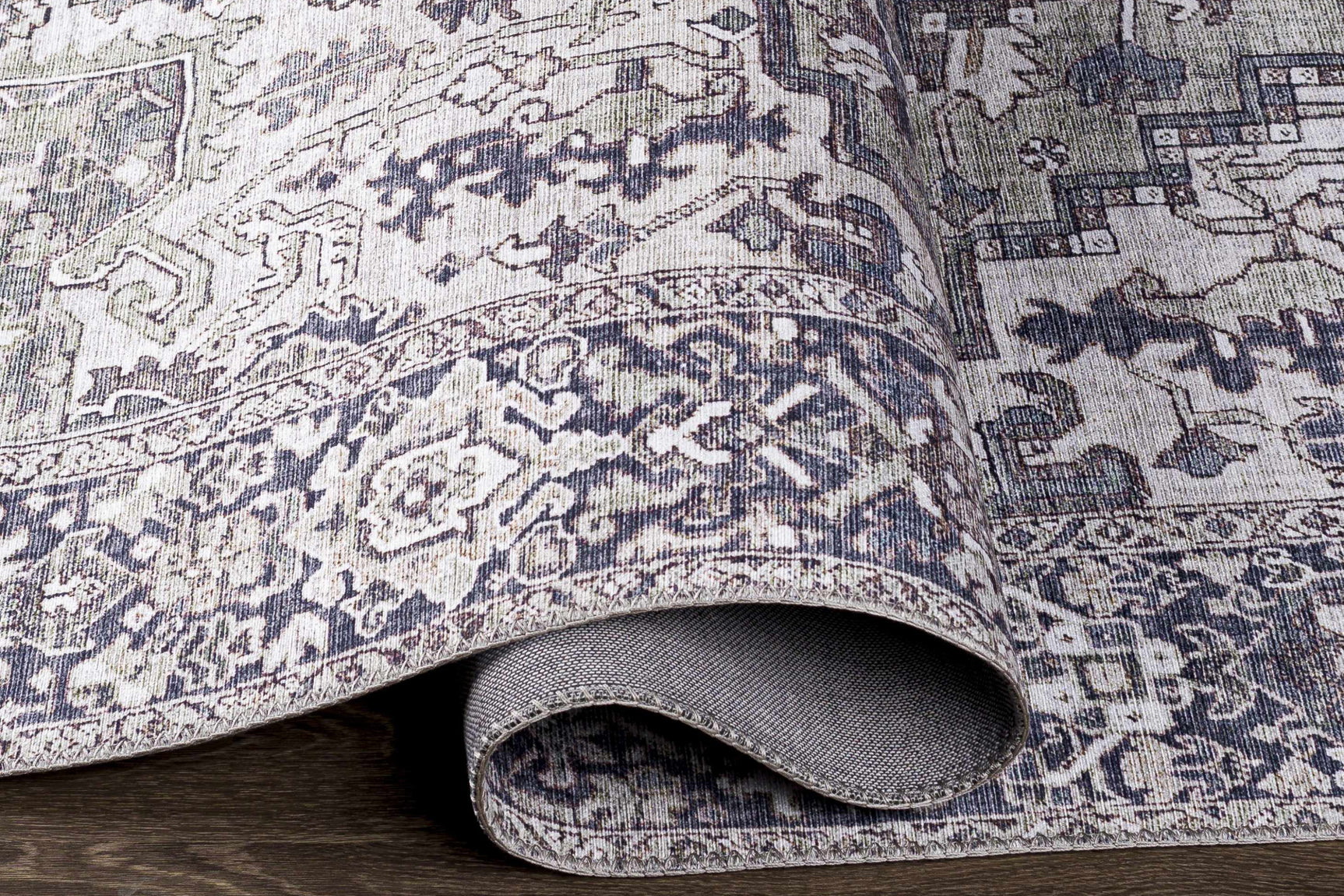 Neyland Iris Gray Area Rug 2359