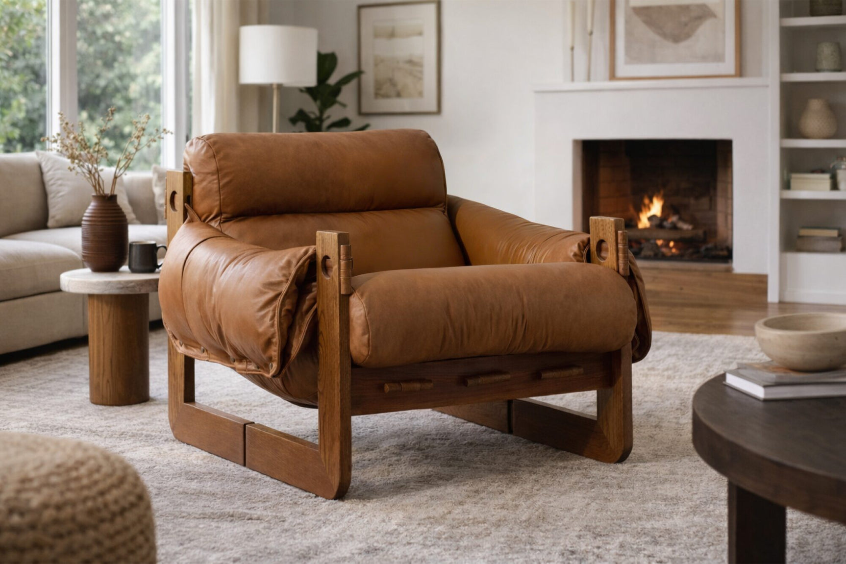 Eddie Leather Armchair