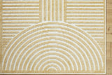 Deron Mustard Washable Area Rug