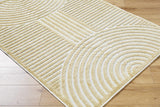 Deron Mustard Washable Area Rug
