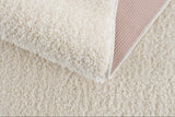 Judy White Washable Area Rug - Clearance