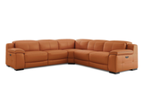 Ellie Leather Corner Sectional Sofa