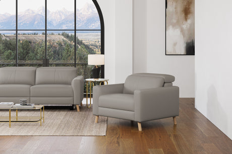 Elodie Leather Accent Chair