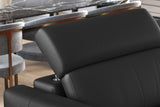 Elodie Leather Dual Recliner Sofa with Console