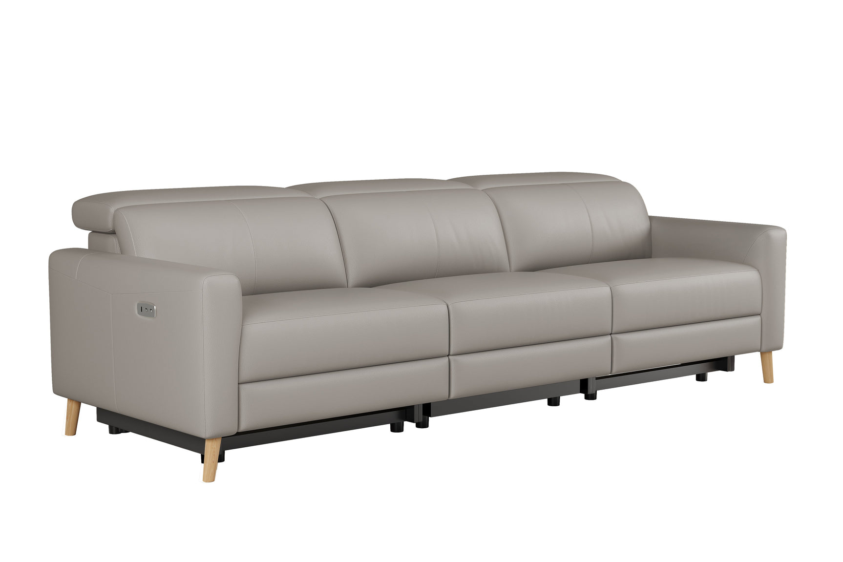 Elodie Leather Dual Recliner Sofa