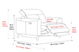 Elodie Leather Recliner Chair