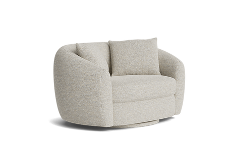 Eluned Boucle Swivel Accent Chair