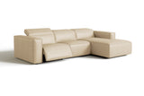 Emery Leather Recliner Sectional Sofa