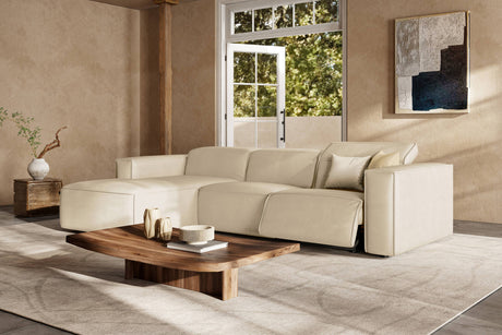 Emery Leather Recliner Sectional Sofa