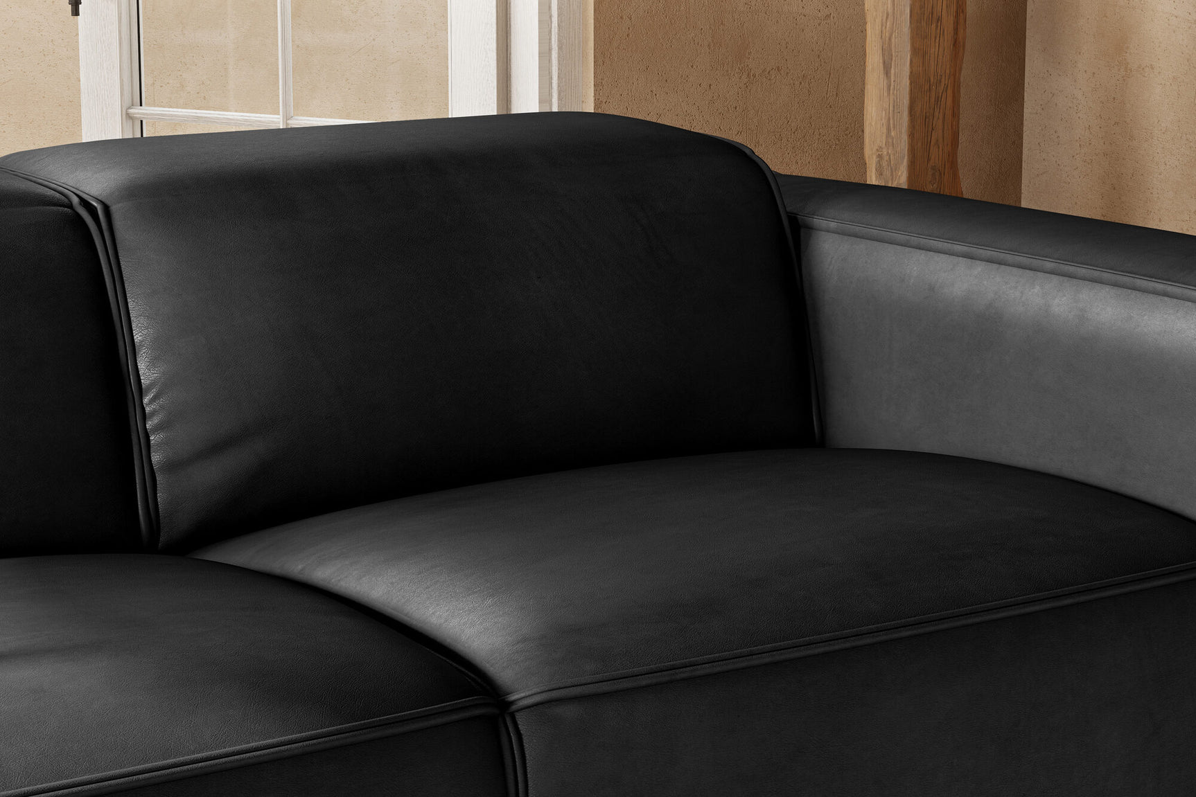 Emery Leather Recliner Sectional Sofa