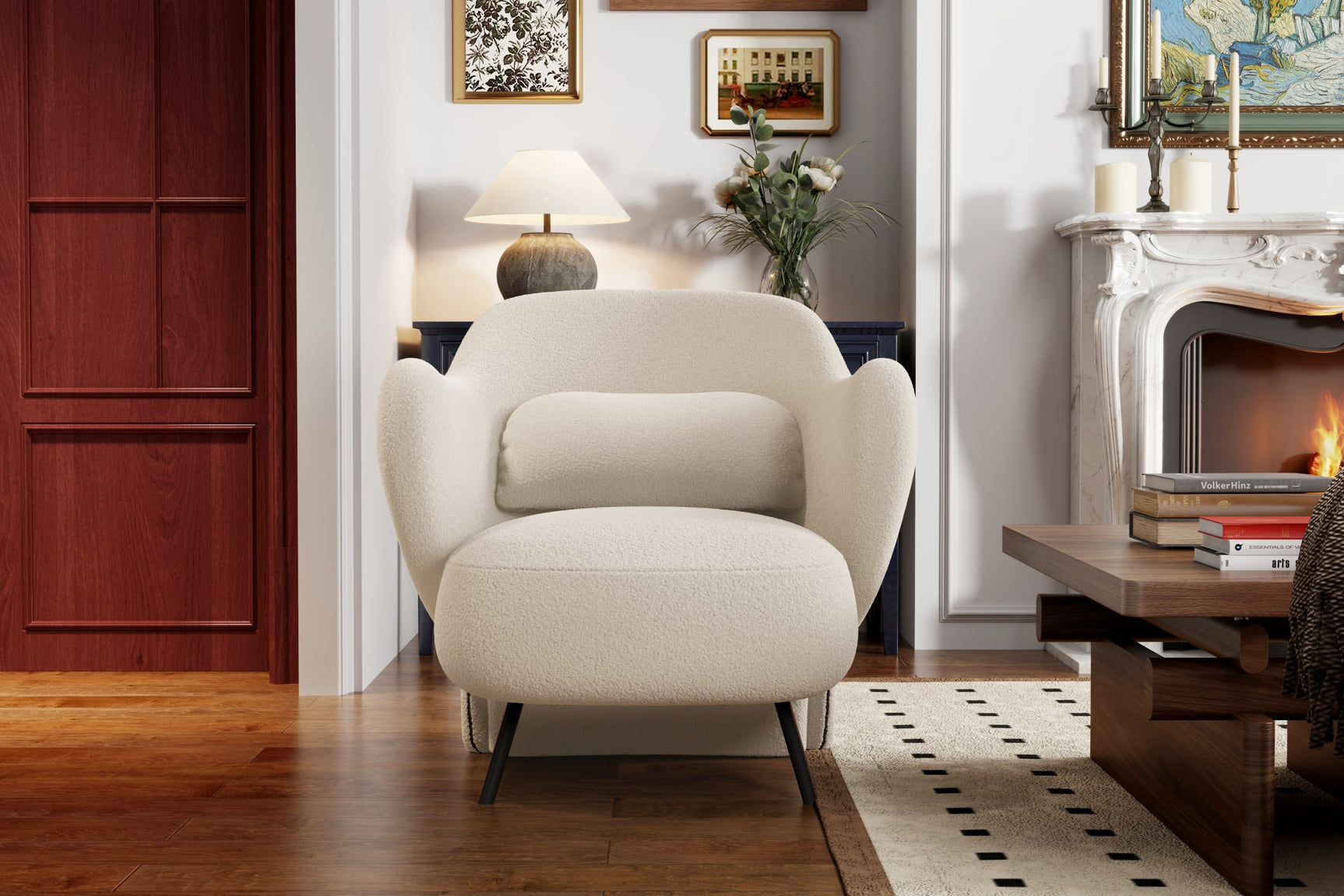 Erica Boucle Accent Chair