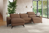 Esther Leather Recliner Sectional Sofa
