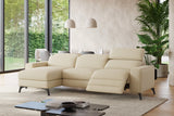 Esther Leather Recliner Sectional Sofa