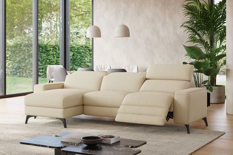 Esther Leather Recliner Sectional Sofa