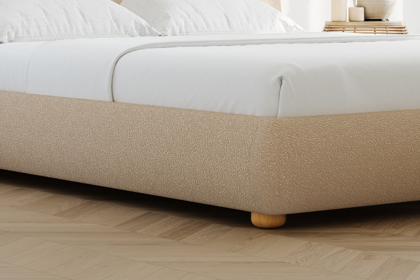 Etta Fabric Upholstered Bed Frame