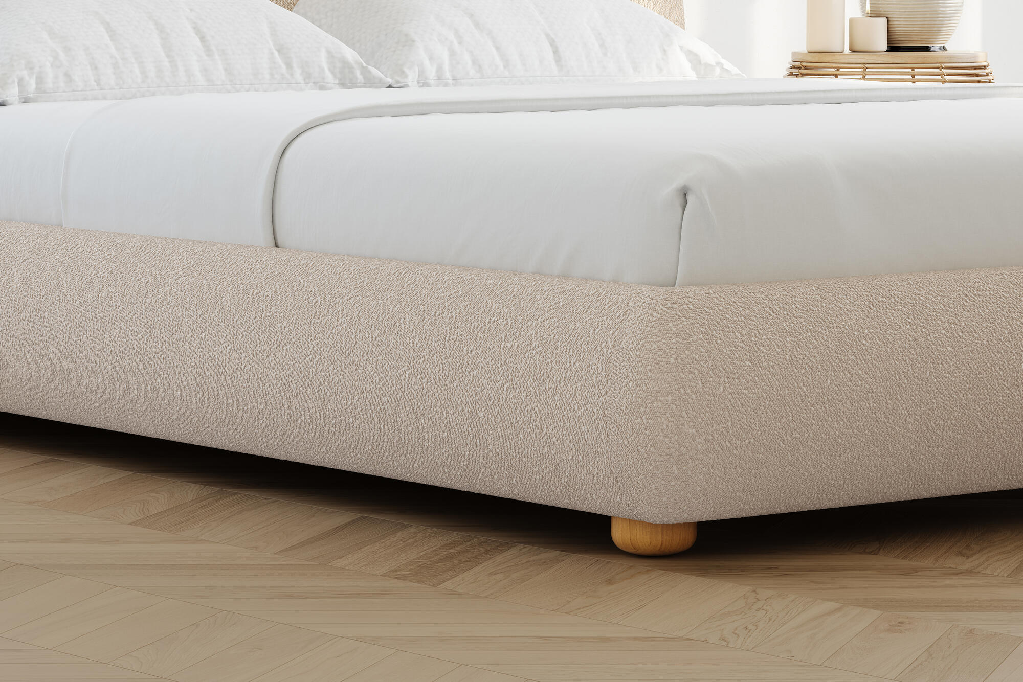 Etta Fabric Upholstered Bed Frame