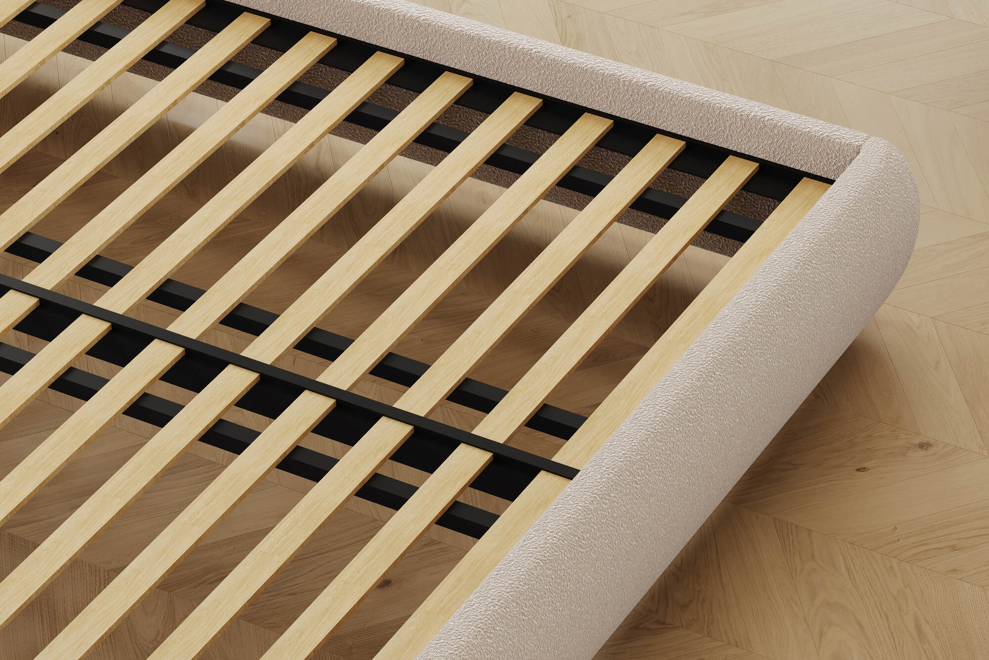 Etta Fabric Upholstered Bed Frame