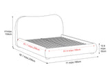 Etta Fabric Upholstered Bed Frame