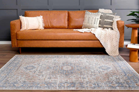 Ezri Cream Washable Area Rug