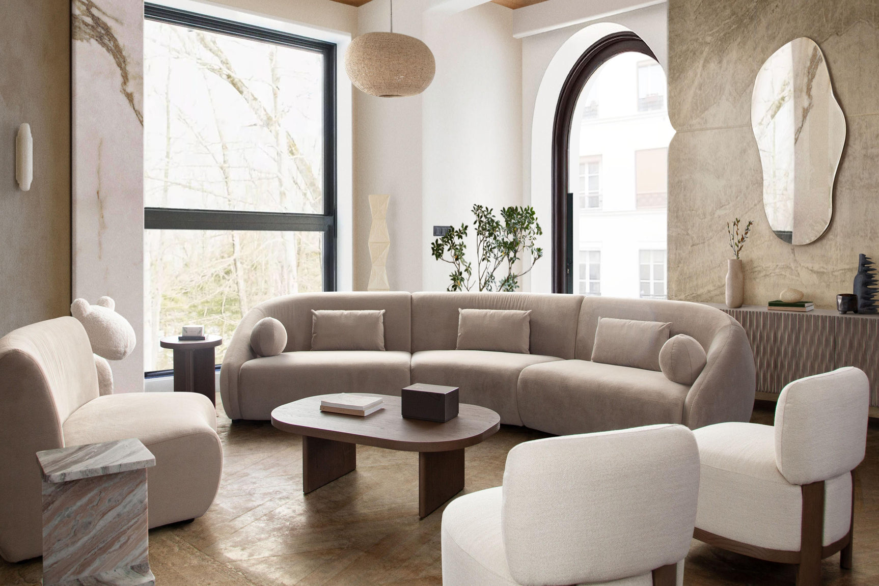 Fallon Fabric Sectional Sofa