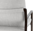 Lagon Fabric & Wood Accent Chair