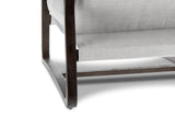 Lagon Fabric & Wood Accent Chair
