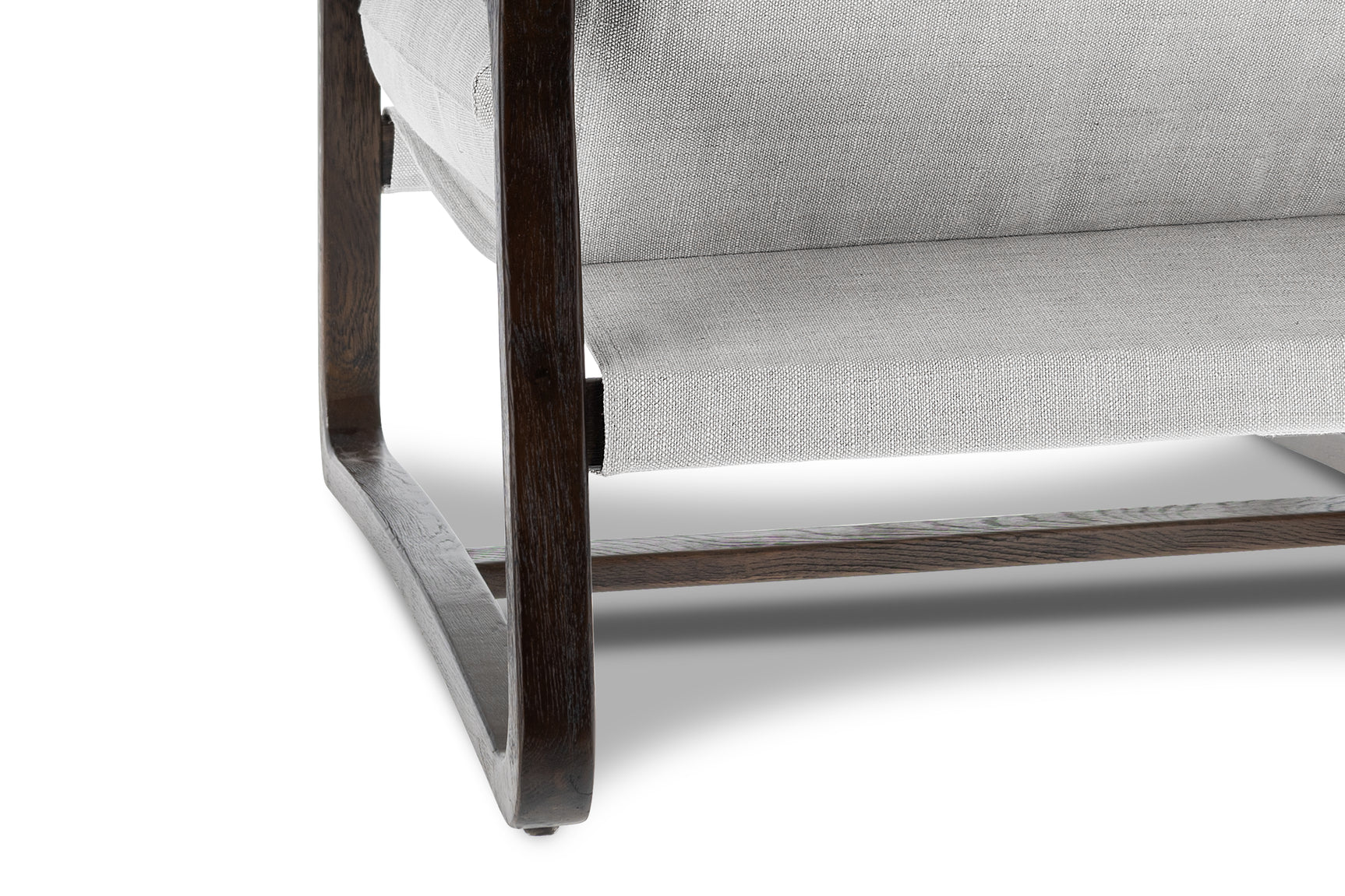 Lagon Fabric & Wood Accent Chair