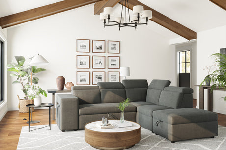 Finn Fabric Sectional Sofa Bed