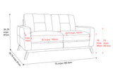 Francesca Leather Sofa