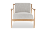 Regal Fabric & Wood Accent Chair