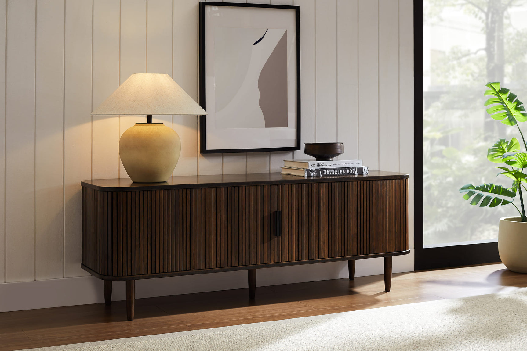 Carmel Solid Bamboo Sideboard