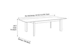 Hudson Extendable Bamboo Dining Table